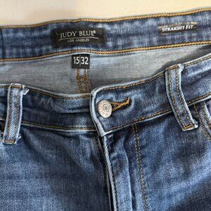 Excellent Condition Distressed Judy Blue Jeans - Straight Fit